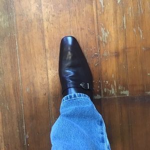 Ferragamo burgundy calf